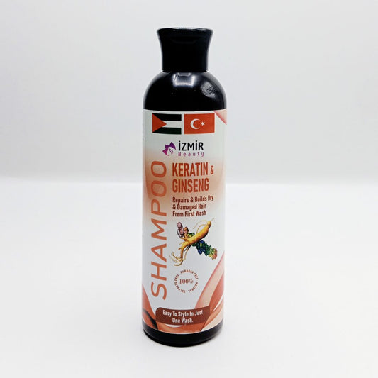 Keratin & Ginseng Shampoo 400 ml - Izmir Beauty
