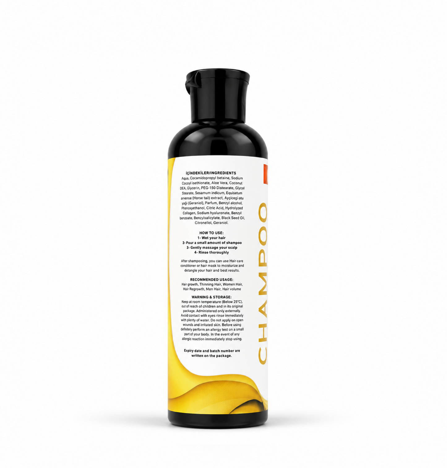 Best Hair Care Shampoo 400ml by Izmir Beauty | Daily Hair Care Shampoo Pakistan | Back Image