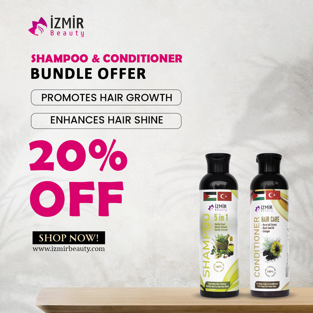 Izmir Beauty Hair Care Bundle – Shampoo & Conditioner – 20% OFF - Izmir Beauty