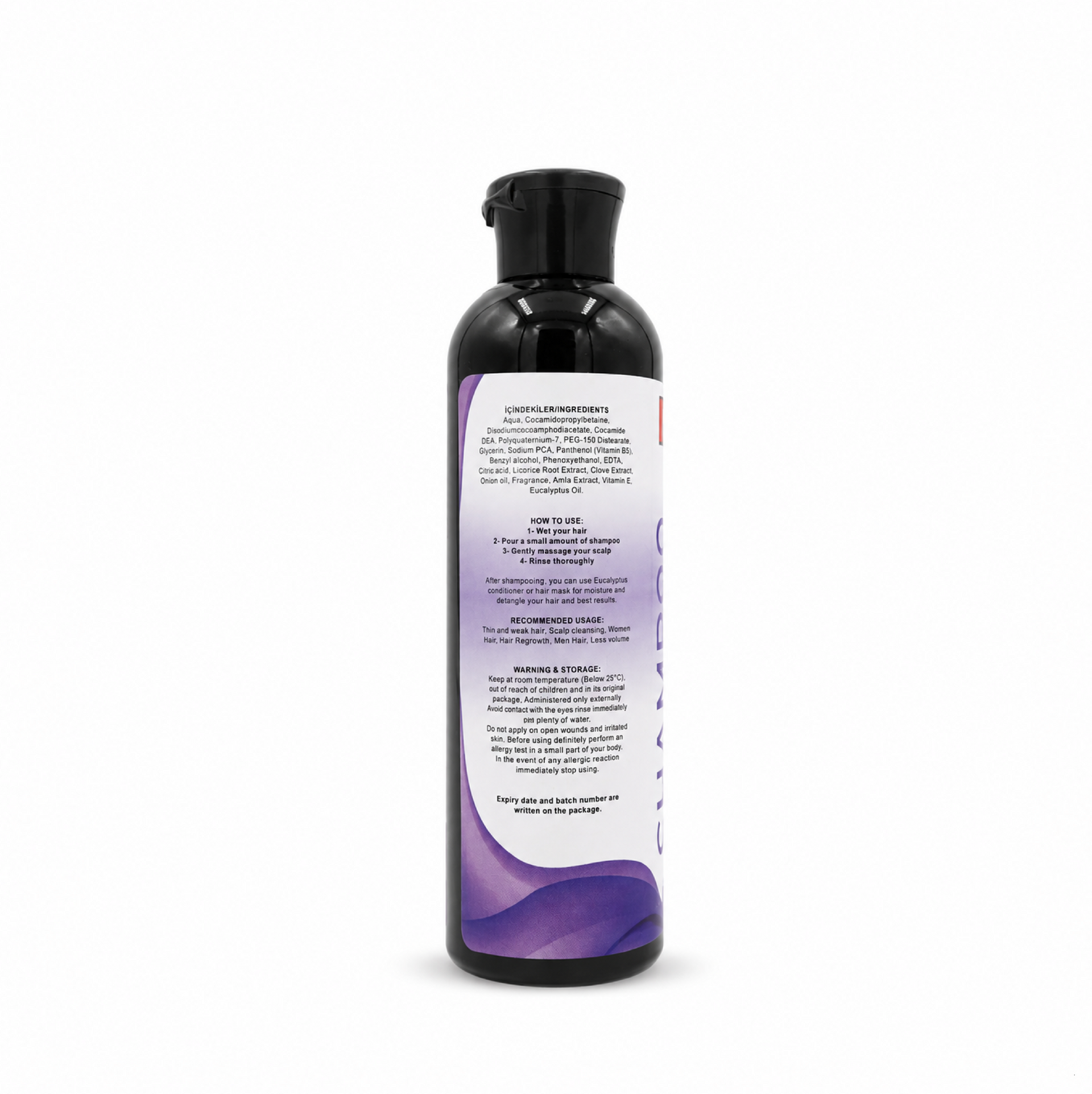 Eucalyptus Hair Care Shampoo by Izmir Beauty - Eucalyptus Shampoo Pakistan - Side