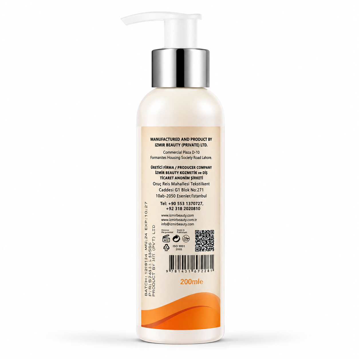 Guarana Thermal Cellulite Gel 200ml | Warming Body Care | Izmir Beauty - Back View