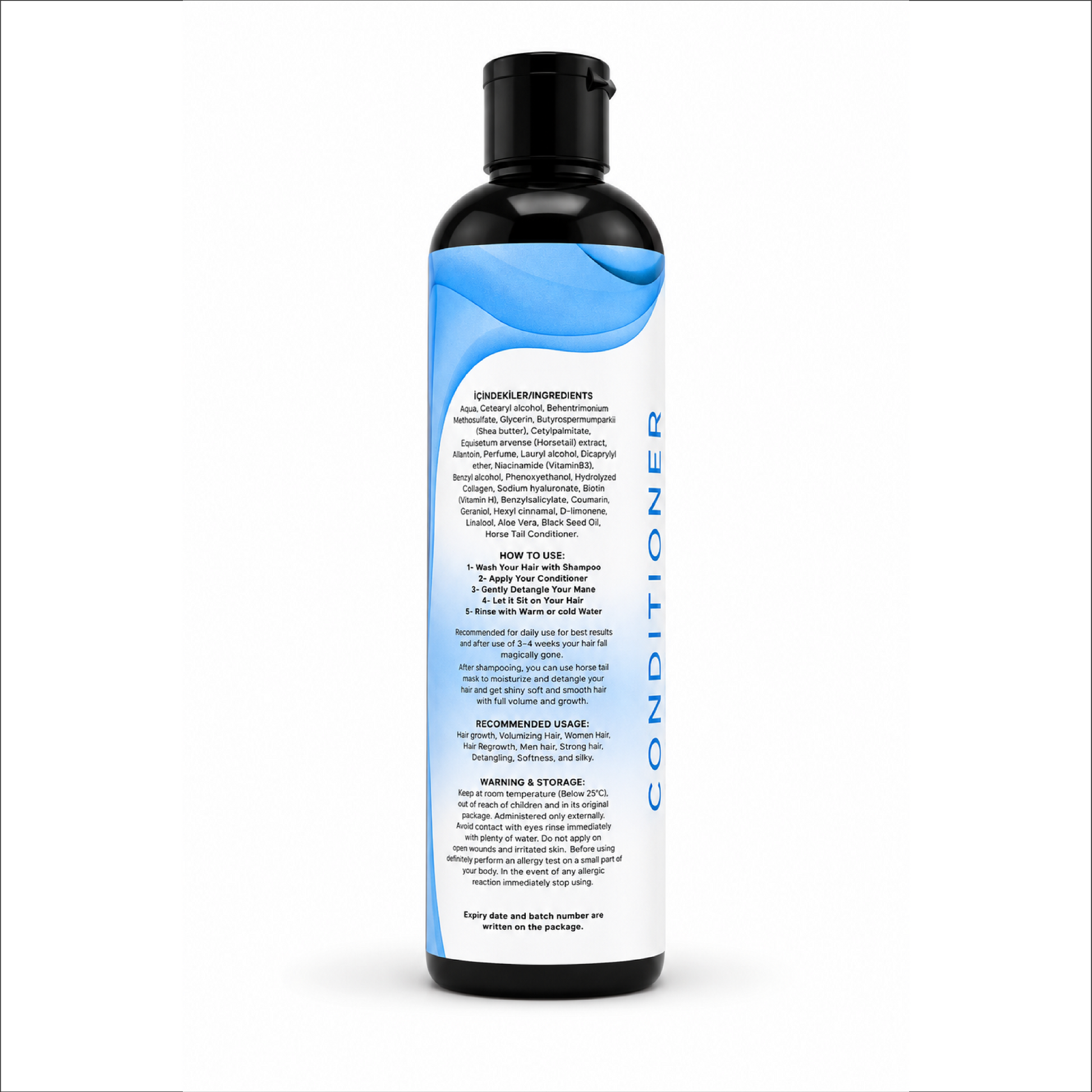 Horse Tail Hair Conditioner 400ml by Izmir Beauty - Best Hair Conditioner