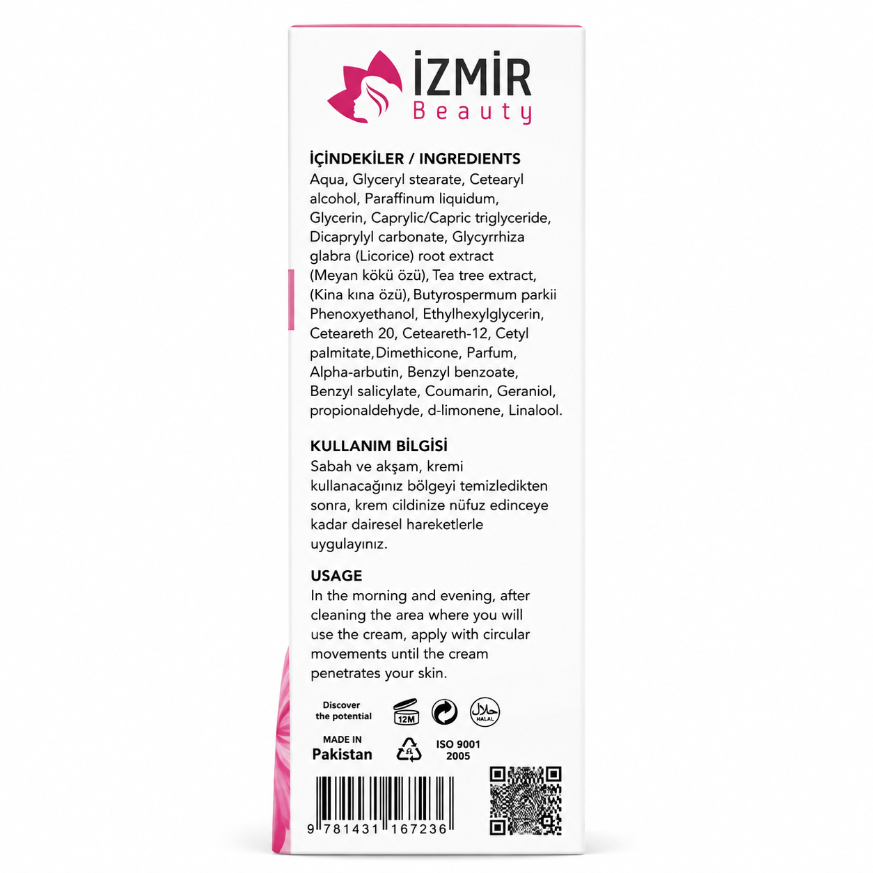 Whitening Cream | Hydrating & Radiance-Boosting Face Care | Izmir Beauty - 2